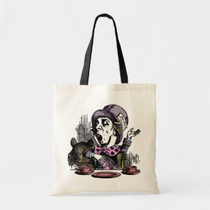 Alice dans le sac fourre-tout fou à chapelier du