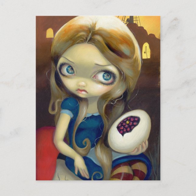 "Alice dans une vision de Brueghel" Carte postale (Devant)