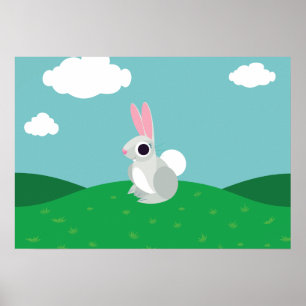 Alice das Kaninchen Poster