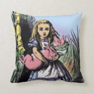 Alice & das Schweinebaby in Pastell American MoJo Kissen