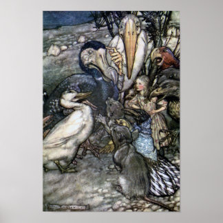 Alice, die das Rennen beurteilt Poster