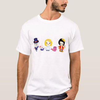 Alice, die Königin und der wütende Hutmacher T-Shirt