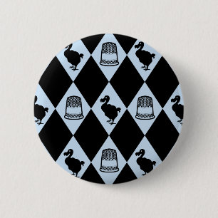 Alice Dodo und Thimble-Muster Button