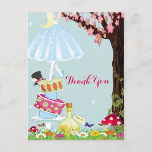 Alice en cartes postales de Merci du pays des