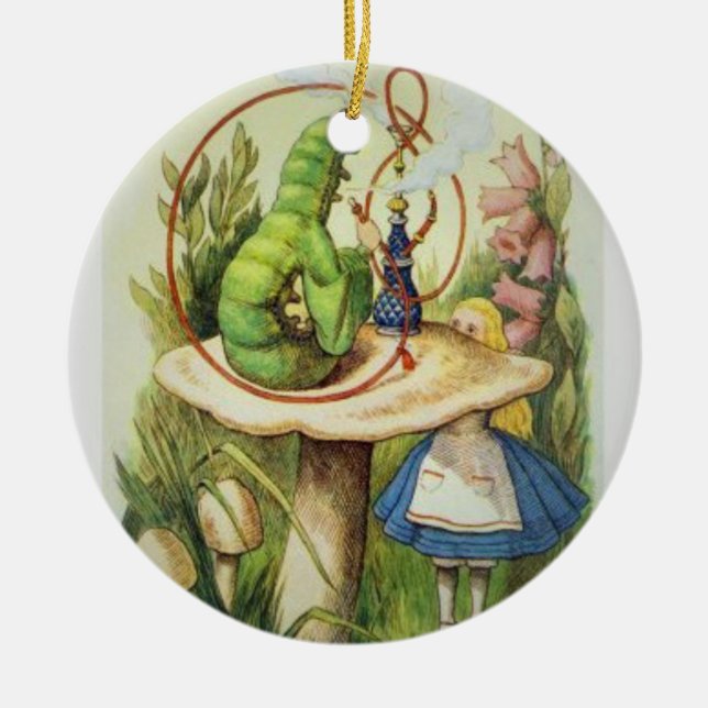 Alice en ornement 2017 de Noël du pays des (Devant)