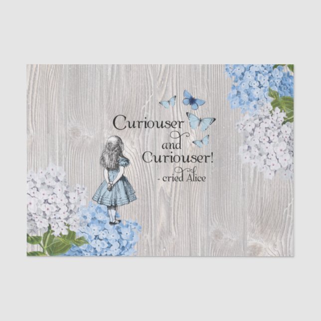 Alice en papier de soie de soie floral plus (Recto)