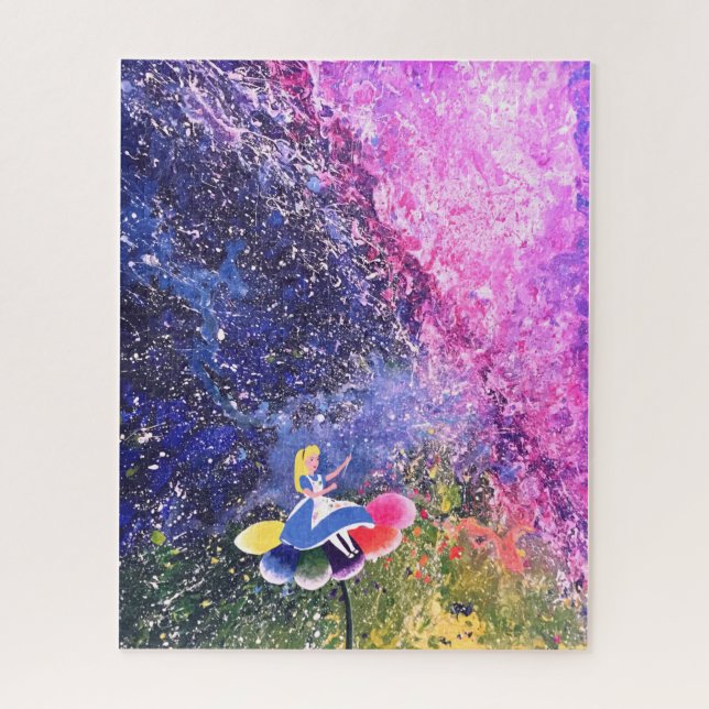 Alice erstellt ihr eigenes Wunderland - Jigsaw Puz (Vertikal)