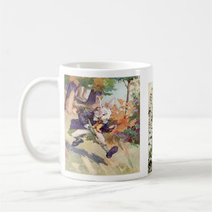 Alice et la tasse de café de ~ de lapin/tasse