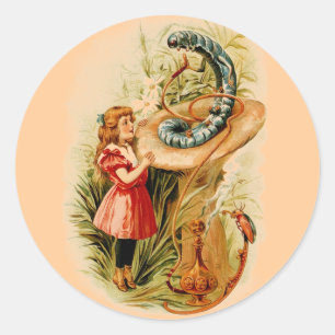Alice et les Stickers Rond Caterpillar