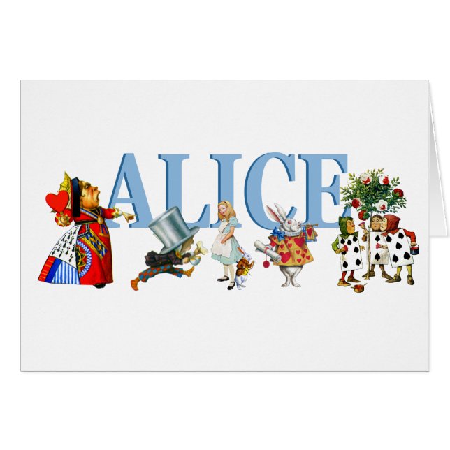 Alice et ses amis au pays des merveilles (Devant horizontal)