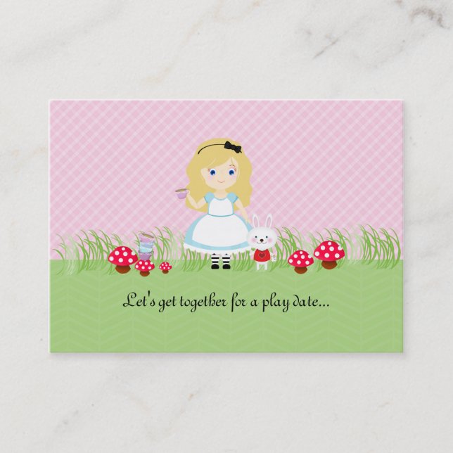 Alice et son Tea Party jouent la carte de date (Devant)