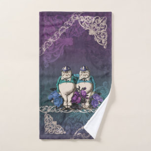 Alice et Wonderland serviette à main Tweedledee
