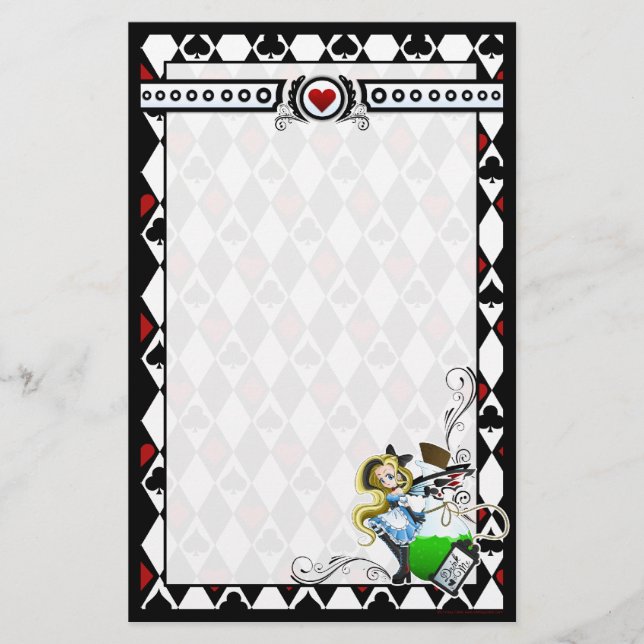 Alice Fairy - Trinken Sie mir Anime Stationary Briefpapier (Vorderseite)