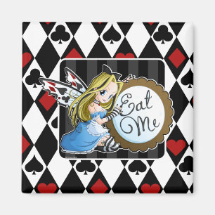 Alice Fee-Essen mich Anime-quadratischer Magnet
