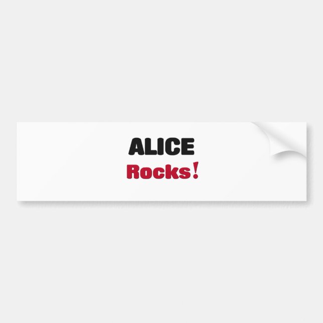 Alice-Felsen Autoaufkleber (Vorne)