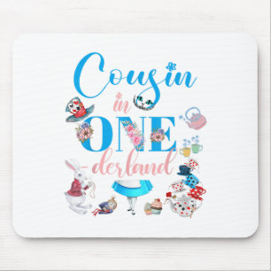 Alice im Cousin der Familie Onederland Mousepad