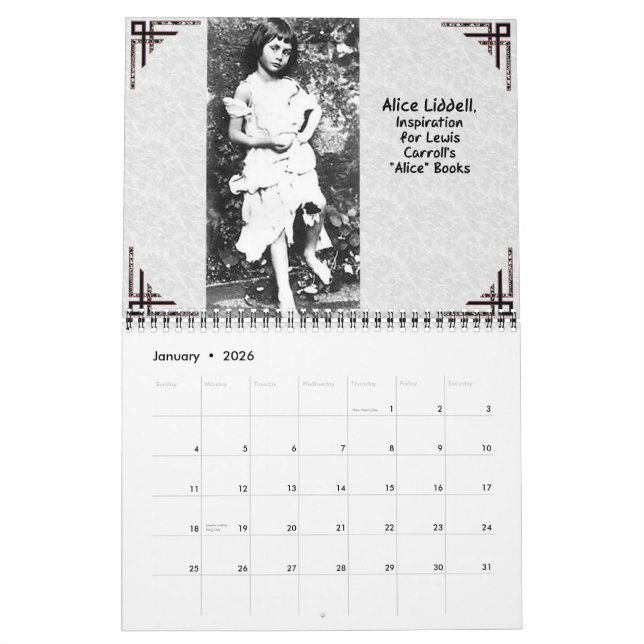 Alice im Wunderland 2008 Kalender (Jan 2026)