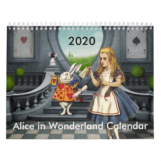 Alice im Wunderland 2020 Kalender (Titelbild)
