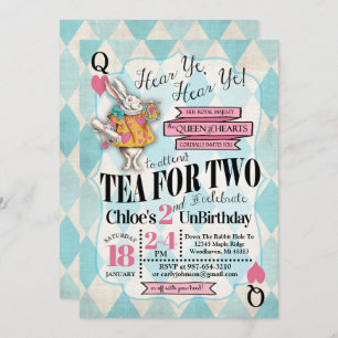 Alice im Wunderland 2. Einladung