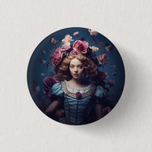Alice im Wunderland 3 cm Abzeichen Button