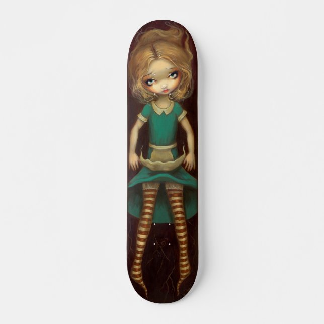 Alice im Wunderland:  Absteigendes Skateboard (Vorne)