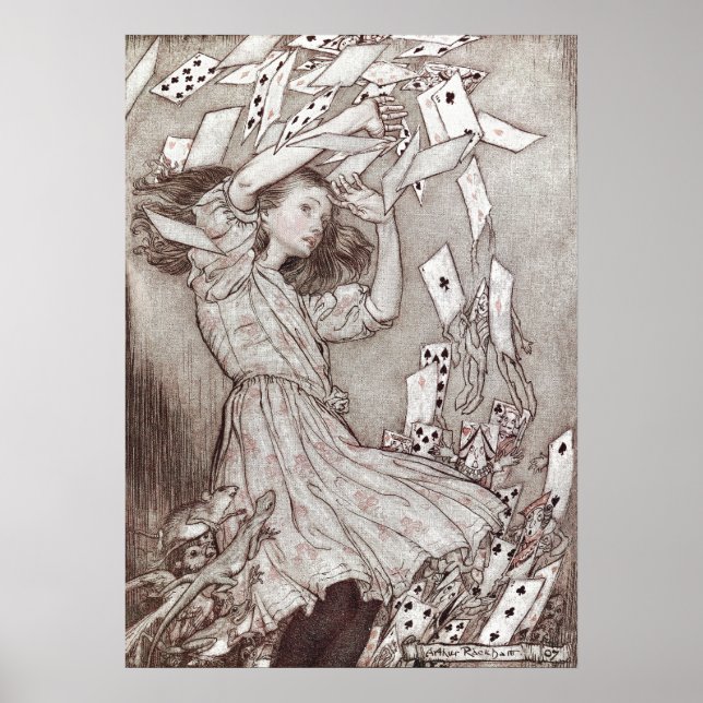 Alice im Wunderland Adventures Poster (Vorne)