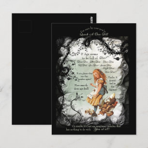 Alice im Wunderland Age Teas Walrus Postkarte