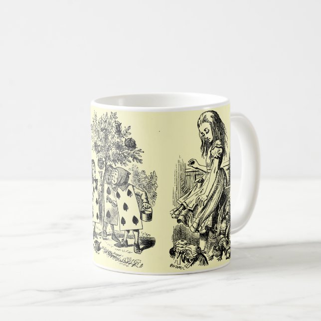 Alice im Wunderland - Alice im Wunderland pastellf Kaffeetasse (VorderseiteRechts)