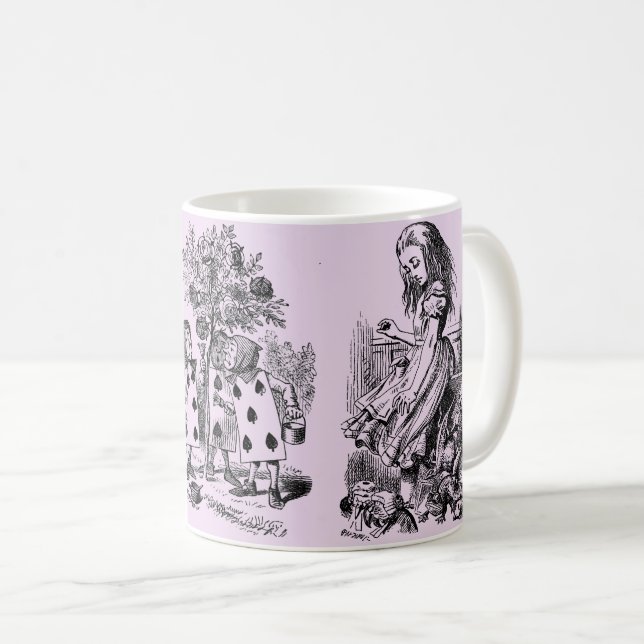 Alice im Wunderland - Alice im Wunderland pastellf Kaffeetasse (VorderseiteRechts)