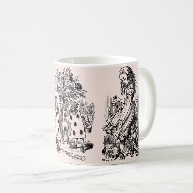 Alice im Wunderland - Alice im Wunderland pastellf Kaffeetasse (VorderseiteRechts)
