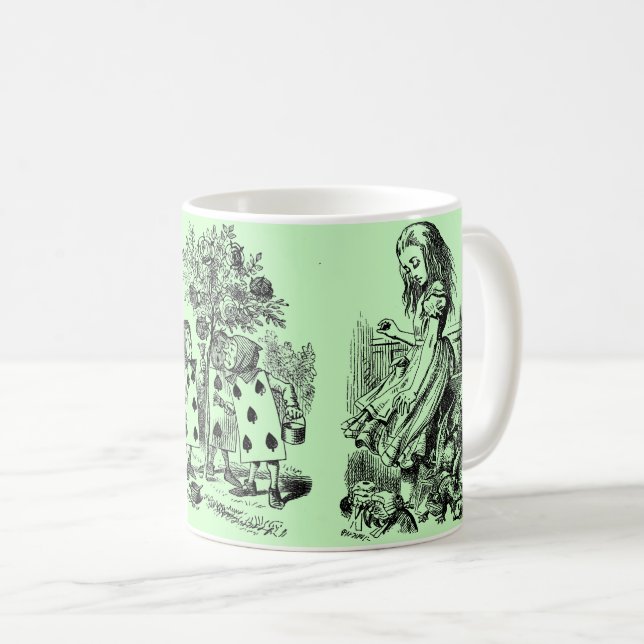 Alice im Wunderland - Alice im Wunderland pastellf Kaffeetasse (VorderseiteRechts)