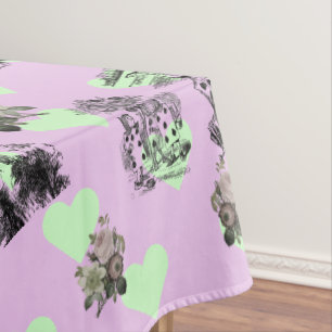Alice im Wunderland – Alice in Wonderland Hearts Tischdecke