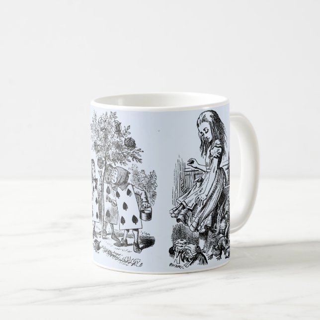 Alice im Wunderland – Alice in Wonderland pastel Kaffeetasse (VorderseiteRechts)