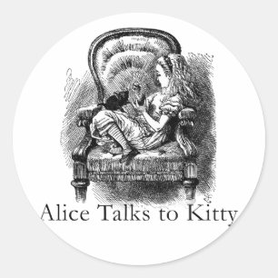 Alice im Wunderland Art Stickers in 2 Größen