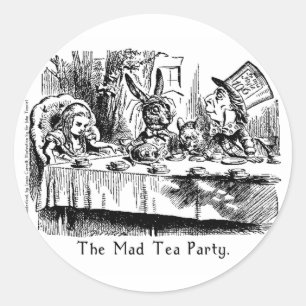 Alice im Wunderland Art Stickers in 2 Größen