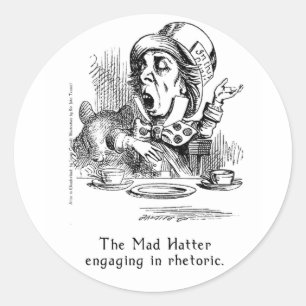 Alice im Wunderland Art Stickers in 2 Größen