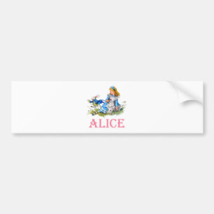 ALICE IM WUNDERLAND AUTOAUFKLEBER