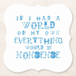 Alice im Wunderland Biermatte / Untersetzer