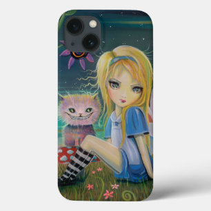 Alice im Wunderland Big Eye Fantasy Fairytale Kuns iPhone 13 Hülle