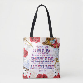 Alice im Wunderland - bin ich wütend gegangen? Tasche