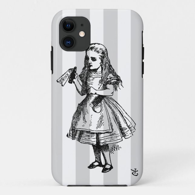 Alice im Wunderland Case-Mate iPhone Hülle (Rückseite)