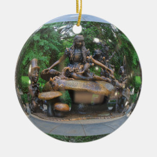 Alice im Wunderland - Central Park NYC Keramikornament