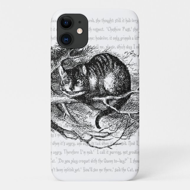 Alice im Wunderland | Cheshire Cat Case-Mate iPhone Hülle (Rückseite)