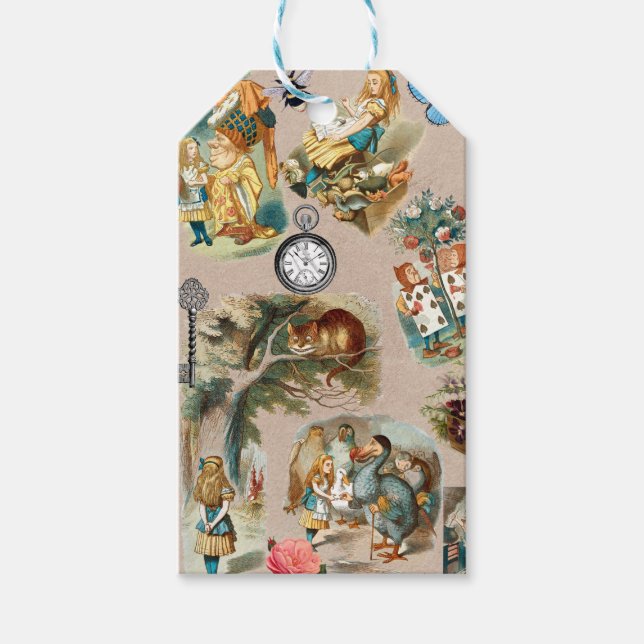 Alice im Wunderland Cheshire Cat Characters Geschenkanhänger (Vorderseite)