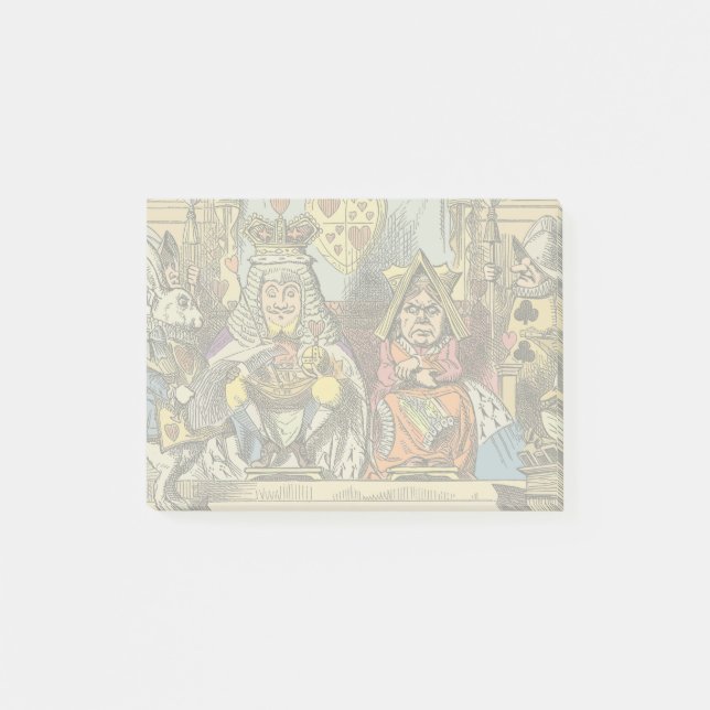 Alice im Wunderland Cheshire Cat Characters Post-it Klebezettel (Vorderseite)