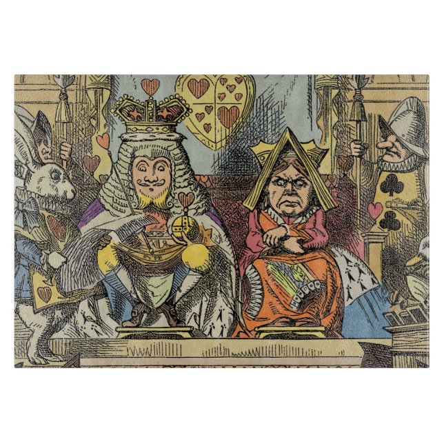 Alice im Wunderland Cheshire Cat Characters Schneidebrett (Vorderseite)