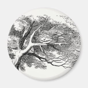 Alice im Wunderland - Cheshire Cat Fading to Smile Magnet