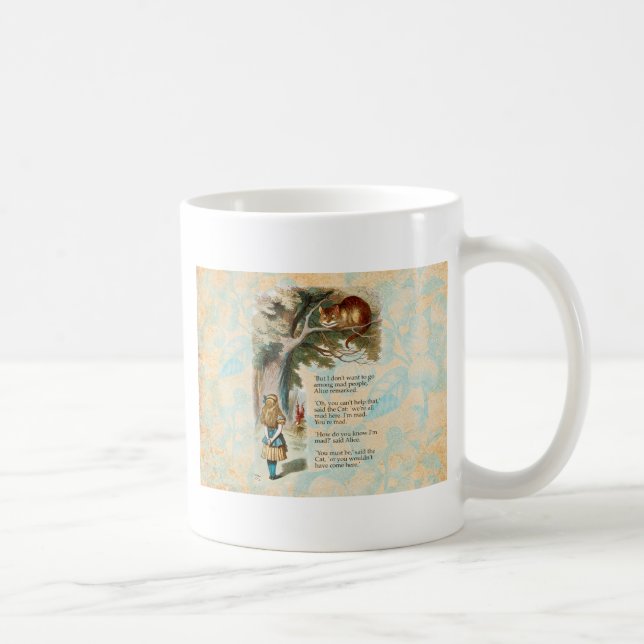 Alice im Wunderland Cheshire Cat Mad Kaffeetasse (Rechts)