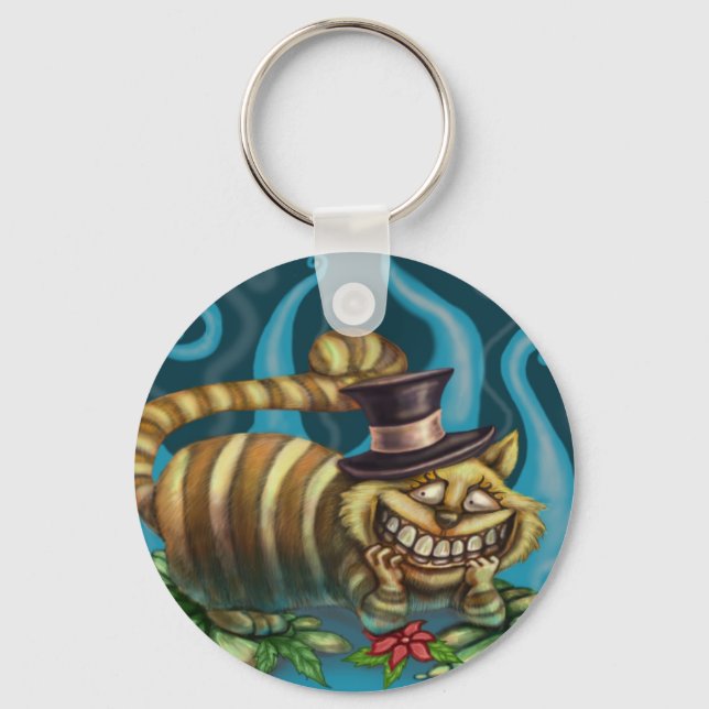 Alice im Wunderland Cheshire Cat Schlüsselanhänger (Vorderseite)