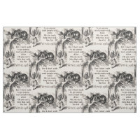 Alice im Wunderland; Cheshire-Katze mit Alice